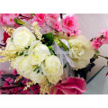 Bridal Holding high quality wholesale artificial colored beautiful wedding bouquet